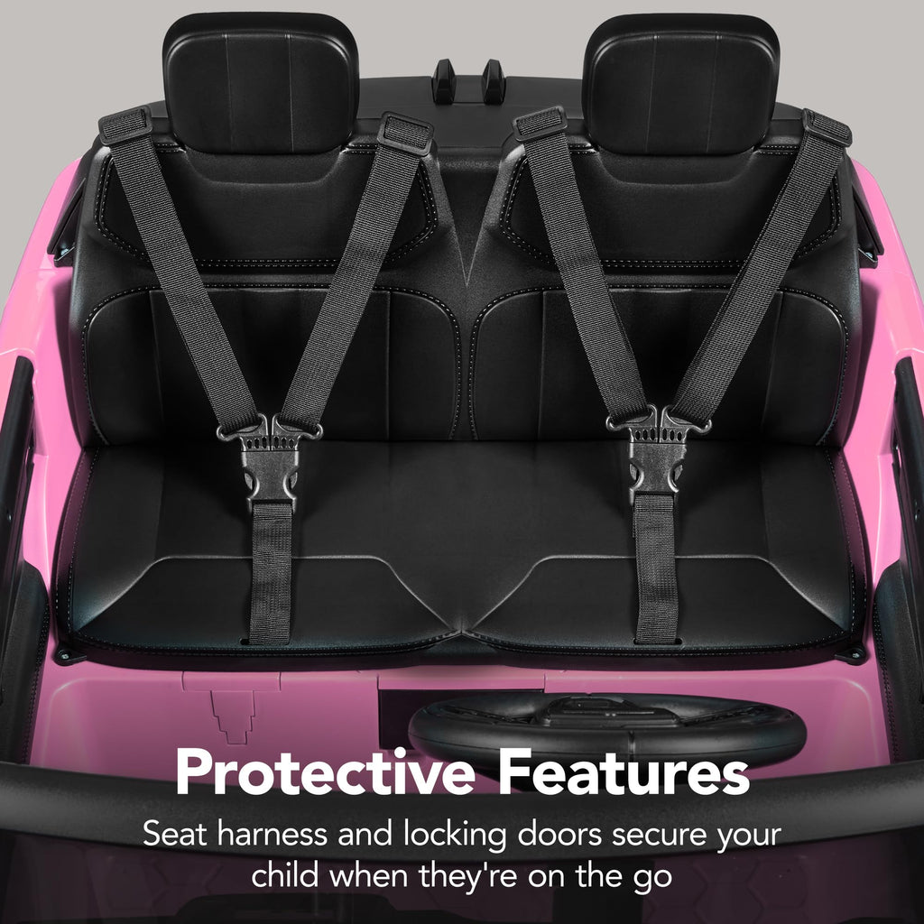 Pink 2-Seater Electric Ride On Car Truck K493048