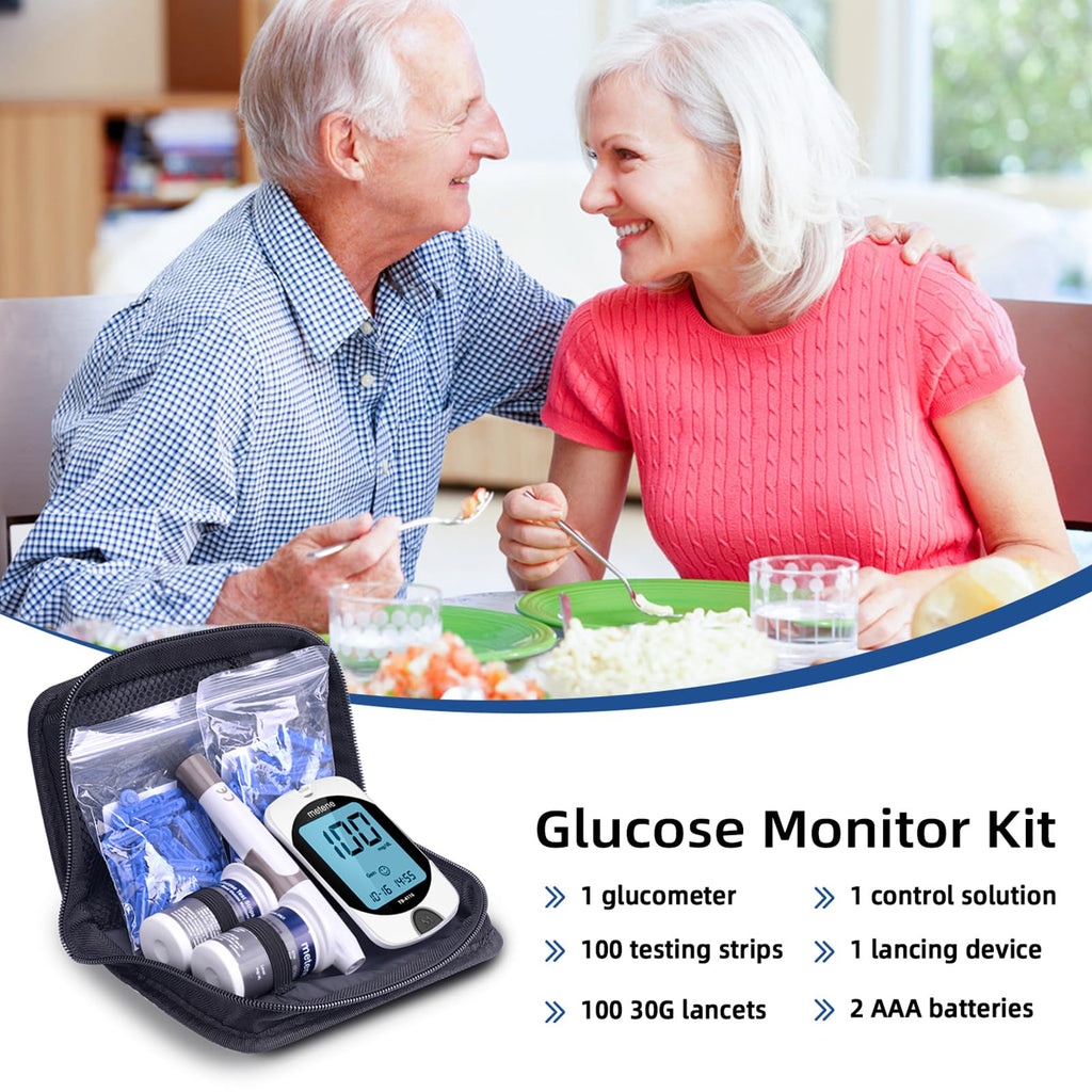 Blood Glucose Monitor Kit & Twist Top Lancets D7463
