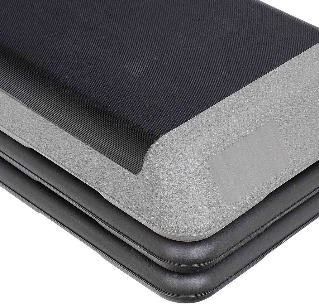 43" Adjustable Exercise Aerobic Step Platform with 4 Removable Risers M625