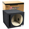 Single Vented 12 Inch Subwoofer Box with Nickel Finish Terminals B6980