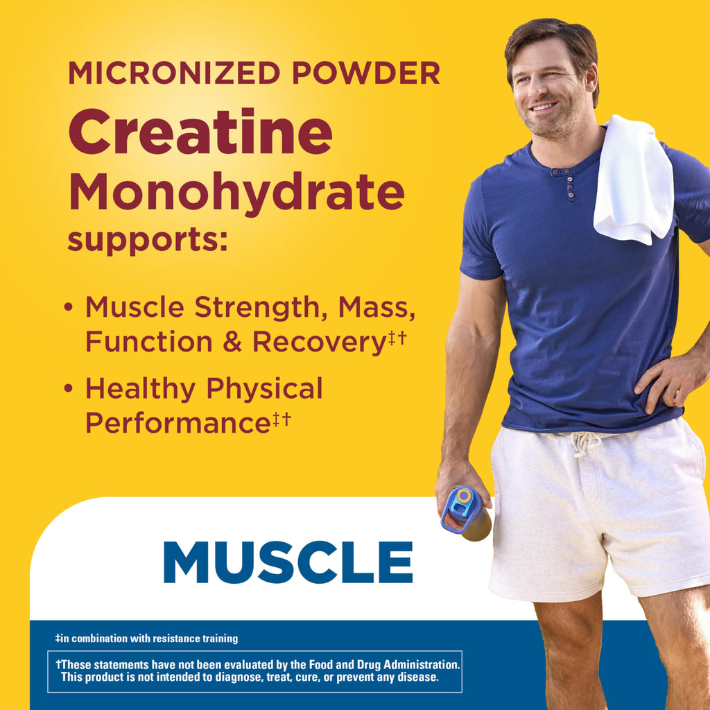 Micronized Creatine Monohydrate Powder 5g per Serving X796983