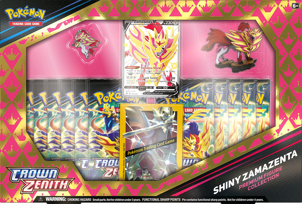Pokemon Crown Zenith Shiny Zamazenta Premium Figure Collection X332438