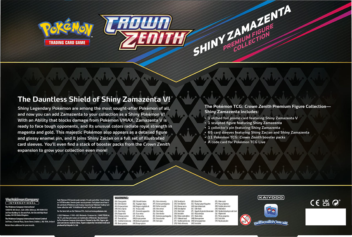 Pokemon Crown Zenith Shiny Zamazenta Premium Figure Collection X332438